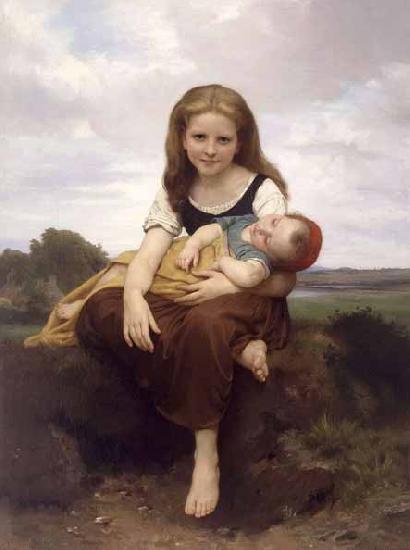 William-Adolphe Bouguereau The Elder Sister oil painting picture